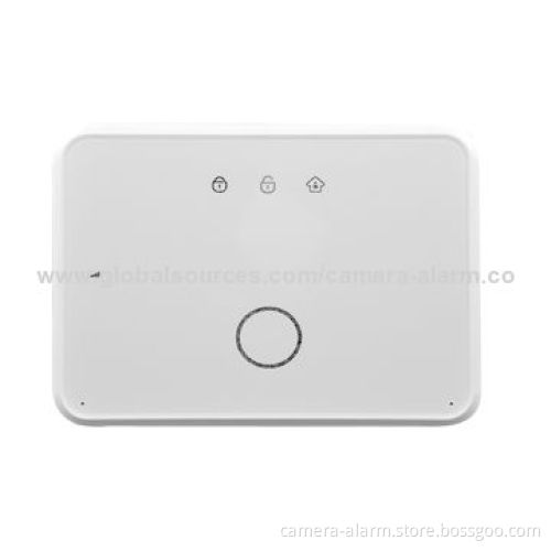 Wireless Burglar Home Alarm System w/ Built-in Thermal Detector and APP on Smartphone, Supports CID